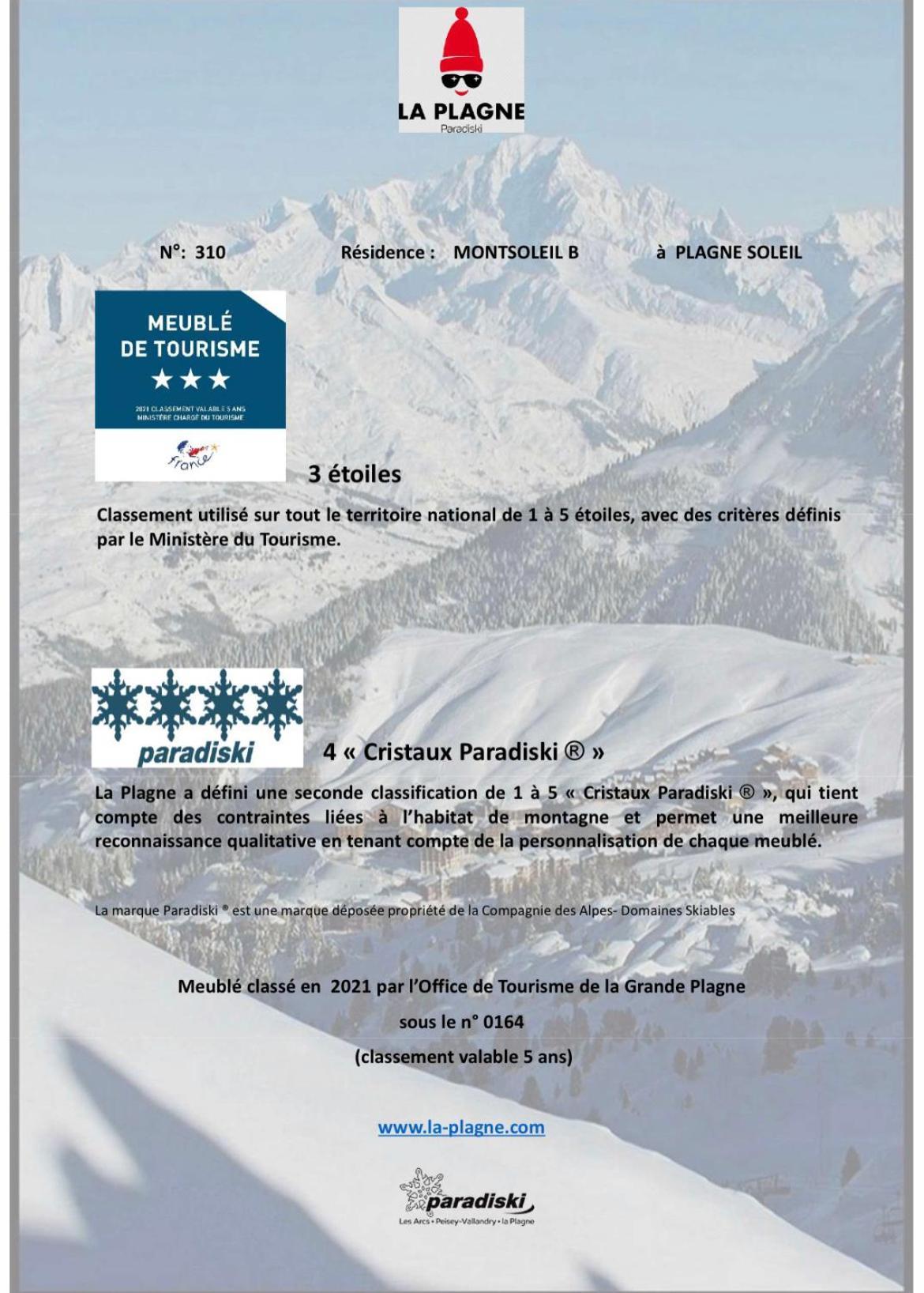 PLAGNE SOLEIL appart 5 pers - sud - skis aux pieds - vue piste La Plagne-Tarentaise Extérieur photo
